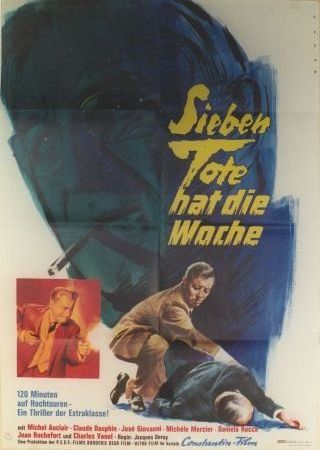 Kinoplakat: Sieben Tote hat die Woche - 1963 - mge-shop