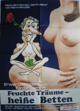 Kinoplakat: Feuchte Träume - heiße Betten - 1974 - mge-shop