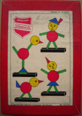 Spiele: Holzsteckspielzeug - 195? - mge-shop