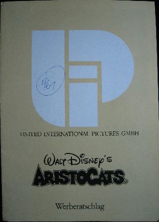 Broschüre: Aristocats - 1970 - mge-shop