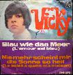 Vicky - Single: Blau wie das Meer (L'amour est bleu) - 1967 - mge-shop Vicky - Single: Blau wie das Meer (L'amour est bleu) - 1967 - mge-shop