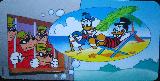 Postkarte: Motiv: Panzerknacker und Dagobert, Donald (Nestle Disney Family) - 199? - mge-shop